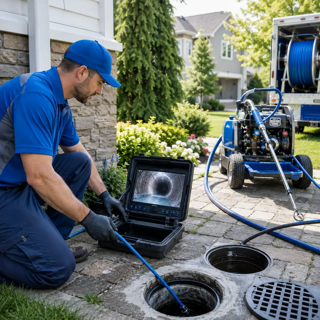 Outdoor drain cleaning professionals serving West Henrietta, NY